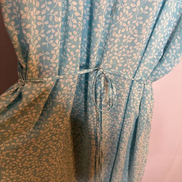 Draper James RSVP Dress XL Aquamarine Blue‎ Cottage Prairie Core Feminine Spring - Picture 5 of 9